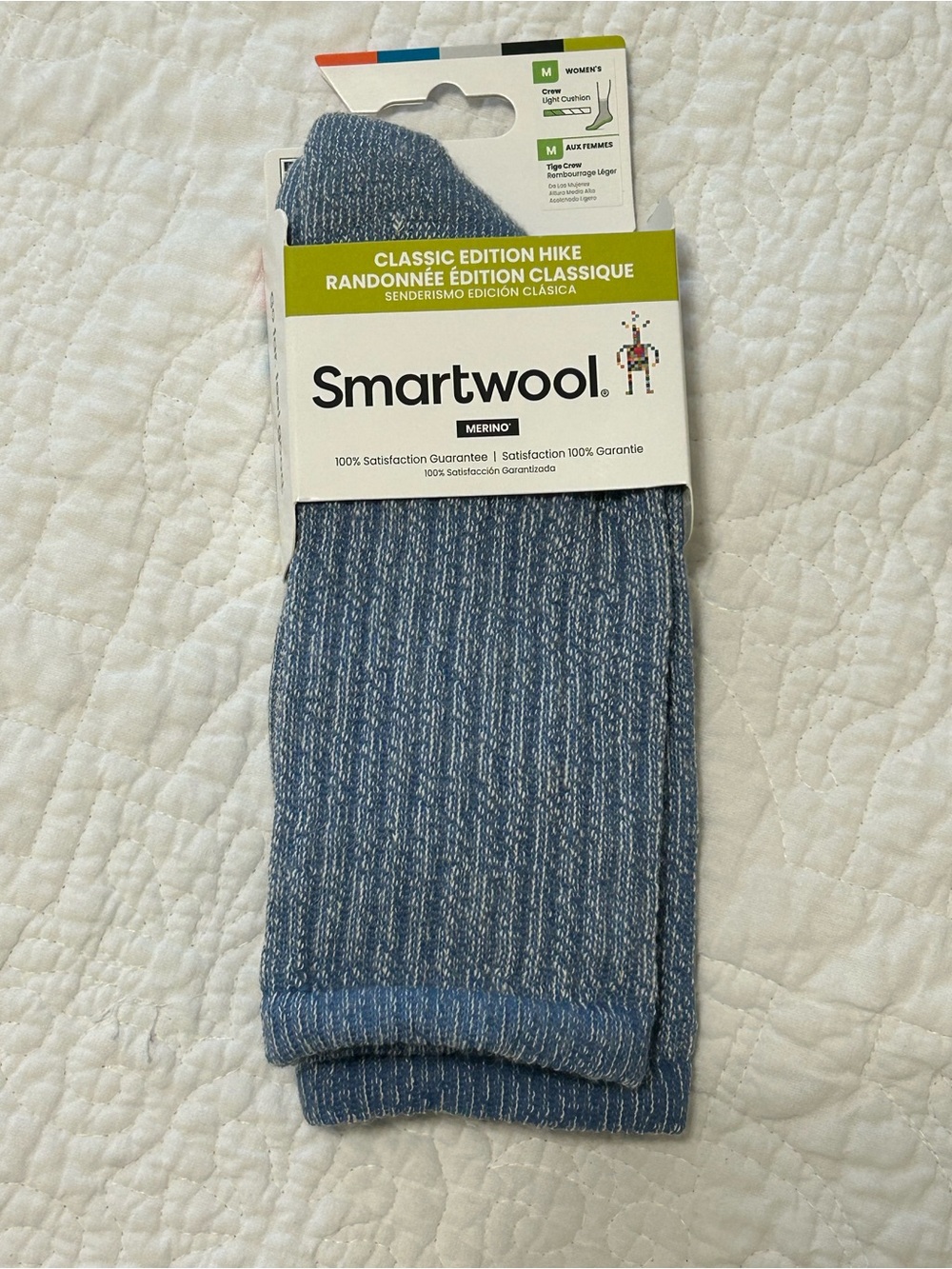 Smartwool Classic Edition Hike Socks - Heathered Blue